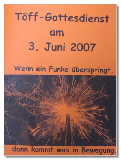 MOTORRADGOTTESDIENST IN ARBON VOM 03. JUNI 2007  (MIT MOSTINDIER STAMM)