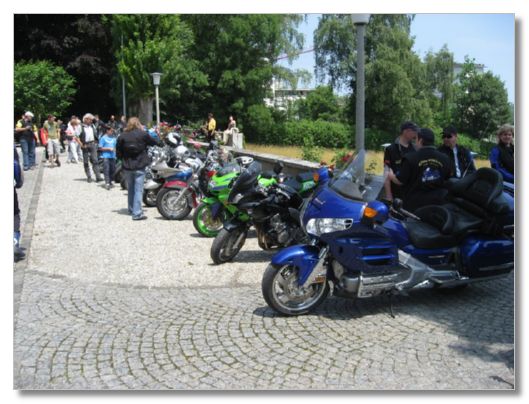 MOTORRADGOTTESDIENST IN ARBON VOM 03. JUNI 2007  (MIT MOSTINDIER STAMM)