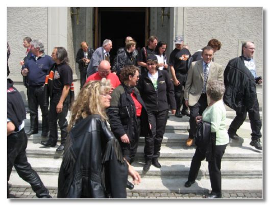 MOTORRADGOTTESDIENST IN ARBON VOM 03. JUNI 2007  (MIT MOSTINDIER STAMM)