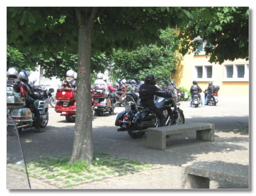 MOTORRADGOTTESDIENST IN ARBON VOM 03. JUNI 2007  (MIT MOSTINDIER STAMM)