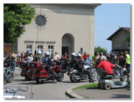 MOTORRADGOTTESDIENST IN ARBON VOM 03. JUNI 2007  (MIT MOSTINDIER STAMM)
