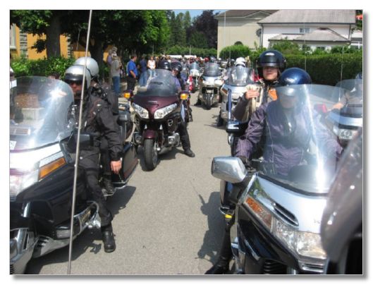 MOTORRADGOTTESDIENST IN ARBON VOM 03. JUNI 2007  (MIT MOSTINDIER STAMM)