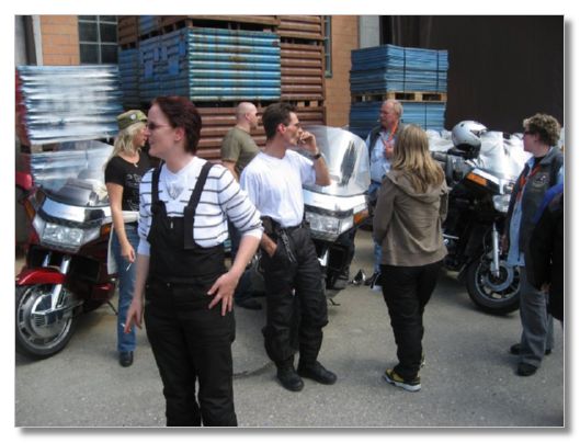 MOTORRADGOTTESDIENST IN ARBON VOM 03. JUNI 2007  (MIT MOSTINDIER STAMM)
