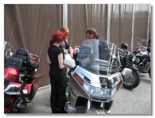 MOTORRADGOTTESDIENST IN ARBON VOM 03. JUNI 2007  (MIT MOSTINDIER STAMM)