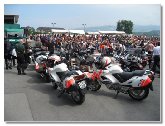 MOTORRADGOTTESDIENST IN ARBON VOM 03. JUNI 2007  (MIT MOSTINDIER STAMM)