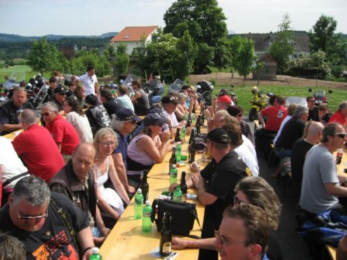 MOTORRAD-GOTTESDIENST VOM 01.06.2008 - MOSTINDIER STAMM