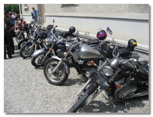 MOTORRADGOTTESDIENST IN ARBON VOM 03. JUNI 2007  (MIT MOSTINDIER STAMM)