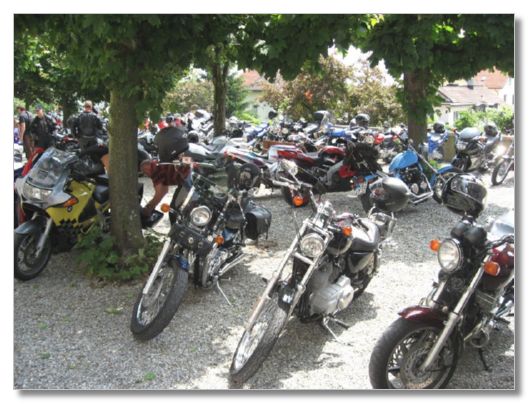 MOTORRADGOTTESDIENST IN ARBON VOM 03. JUNI 2007  (MIT MOSTINDIER STAMM)