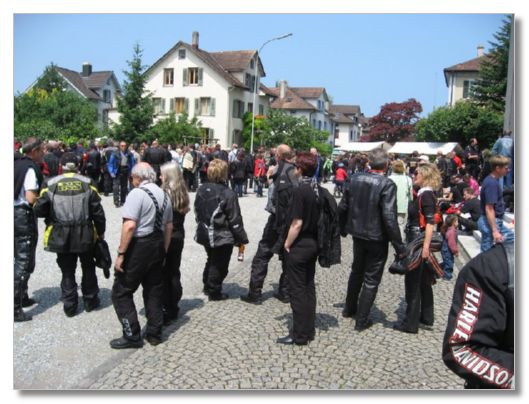 MOTORRADGOTTESDIENST IN ARBON VOM 03. JUNI 2007  (MIT MOSTINDIER STAMM)