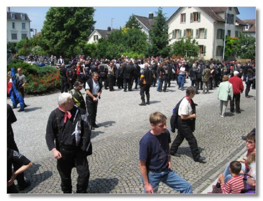 MOTORRADGOTTESDIENST IN ARBON VOM 03. JUNI 2007  (MIT MOSTINDIER STAMM)